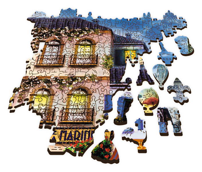 Ulice Pariza - Drvene puzzle