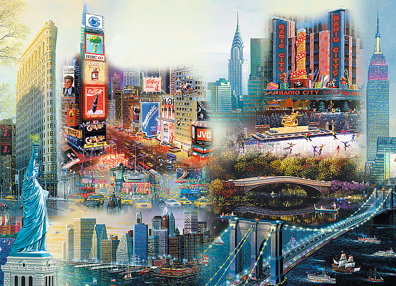 New York - Drvene puzzle