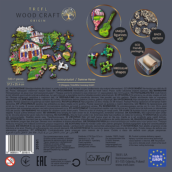 Ljetni raj - Drvene puzzle