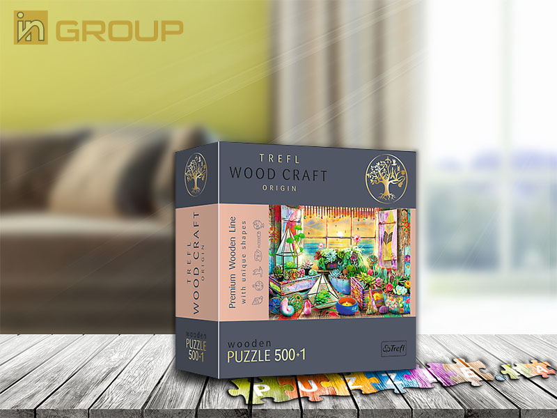 Kuća na plaži - Drvene puzzle