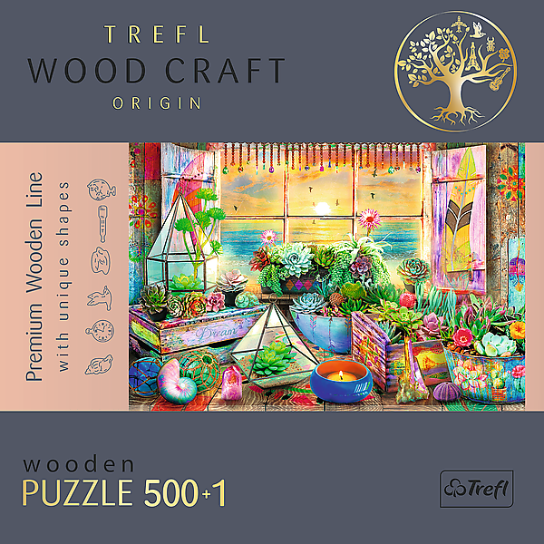 Kuća na plaži - Drvene puzzle