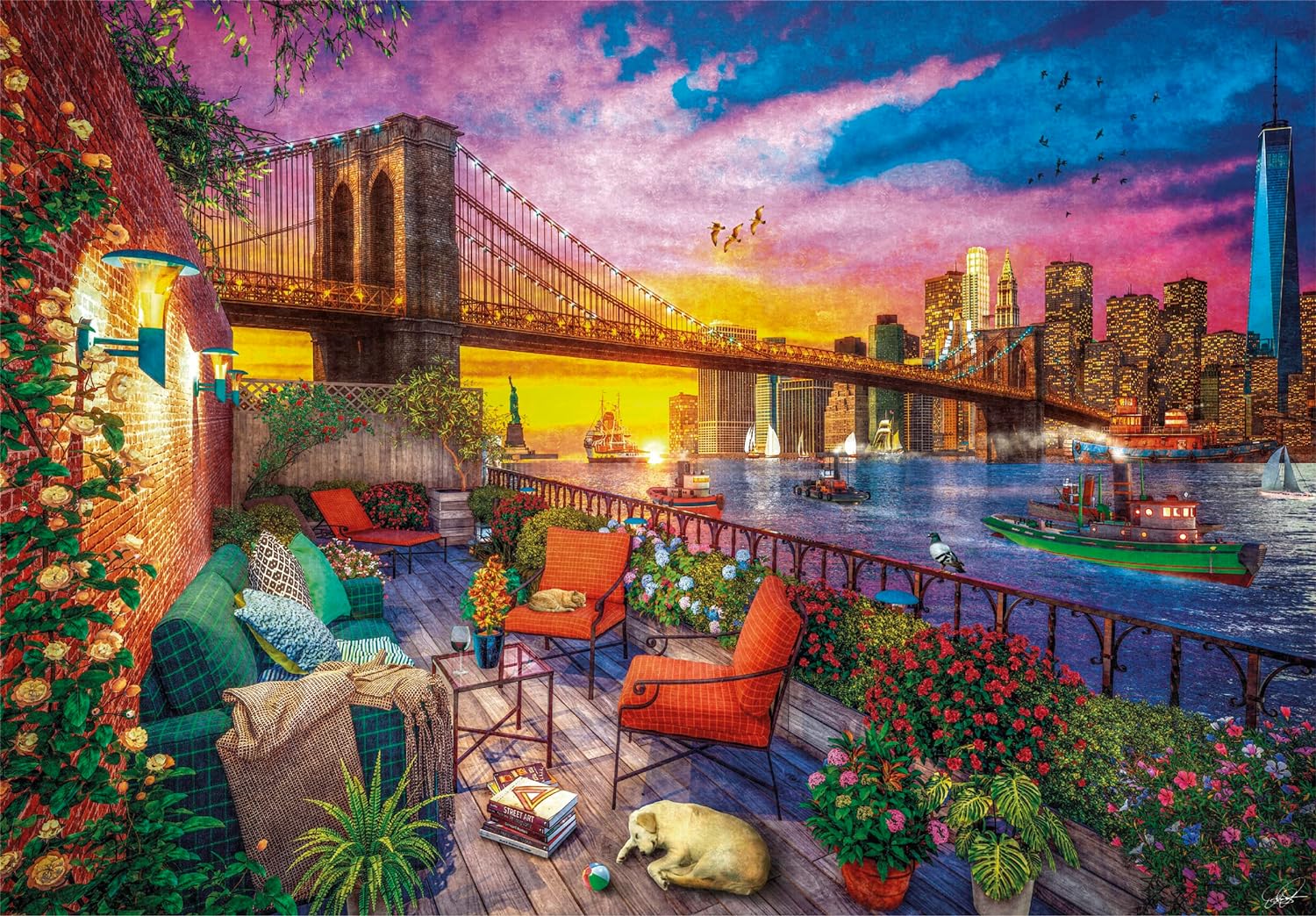 New York - sunset